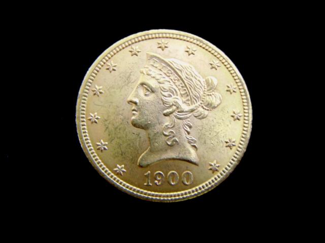 Antique Estate Find 1900 U.S. $10 Gold Liberty Coin (1 of 2)