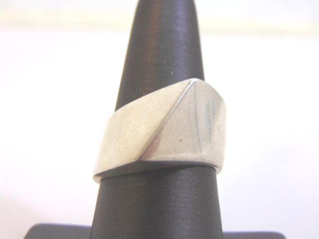 Vintage Estate .925 Sterling Silver Modernist Ring (1 of 5)