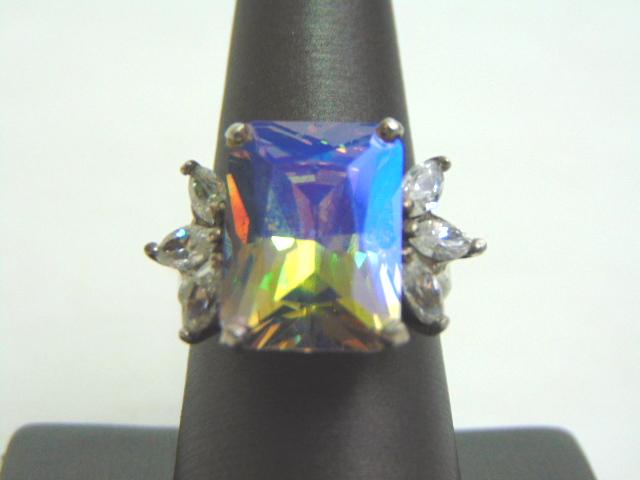 Womens Sterling Silver .925 Cocktail Ring (1 of 5)