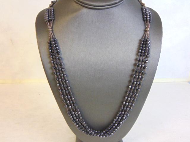 Womens Vintage Estate Sterling Silver Necklace (1 of 2)