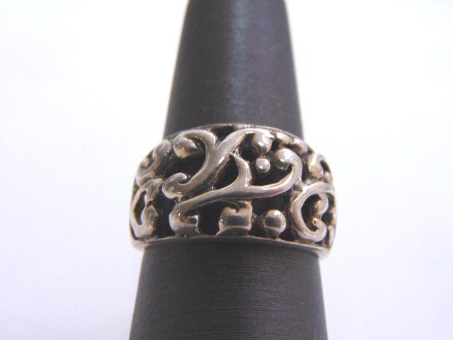 Womens Vintage Estate .925 Sterling Silver Ring (1 of 5)