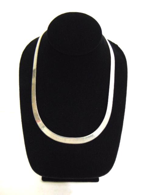 Vintage Sterling Silver Italian Herringbone Necklace (1 of 3)