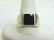 Mens Vintage Estate .925 Sterling Silver Ring w/ Onyx
