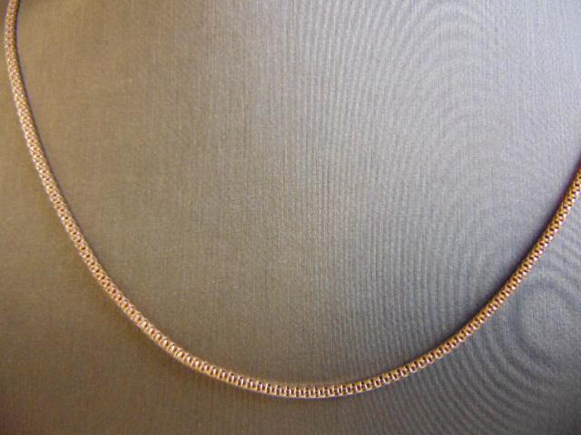 Womens Vintage 14K Yellow Gold Box Link Chain Necklace (1 of 4)