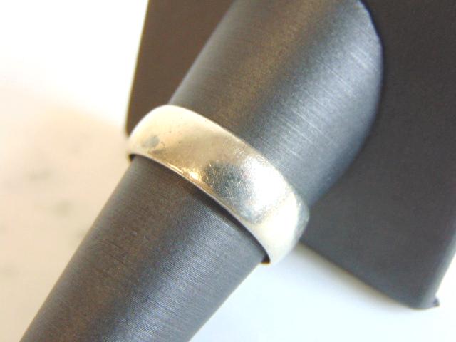 Mens Vintage Estate Sterling Silver Wedding Band Ring (1 of 3)