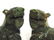 PR VINTAGE CHINESE CARVED HARD STONE FOO DOG LIONS - 5