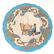 Set Of 4 Decorative Chinese Asian Style Dinner Plates - 5