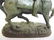 ANTIQUE CAST METAL CAVALIER HORSE FIGURE CLOCK TOPPER - 5