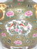 HAND PAINTED CHINESE PORCELAIN ROSE MEDALLION VASE - 6