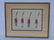 VINTAGE ANTIQUE CHINESE HAND COLORED PRINT OF SOLDIERS