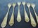 SIX LOVELY ANTIQUE .800 SILVER POSEN FORKS, 140g - 2