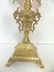 3 PIECE ITALIAN SOLID BRASS CLOCK & CANDELABRA SET - 3