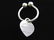 Vintage Tiffany & Co Sterling Silver Heart Key Chain