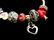 Vintage Estate Sterling Silver Charm Heart Bracelet - 2