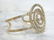 Womens Vintage Sterling Silver Spiral Modernist Bracele - 2