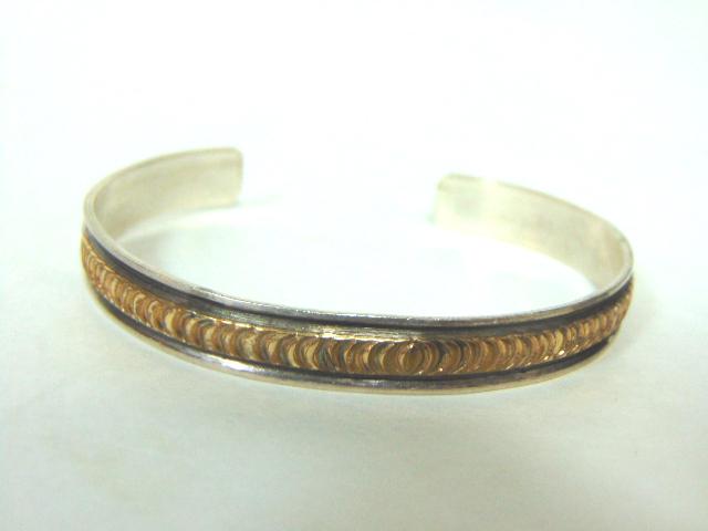 Vintage Estate .925 Sterling Silver Cuff Bracelet (1 of 3)