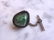 Vintage Sterling Silver Choctaw Tie Tack w/ Malachite