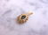 Vintage Estate 10K Gold Blue Sapphire & Diamond Pendant - 2