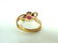 Womens Vintage Estate 10k Yellow Gold Ring w/ Garnet ? - 4