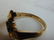 Womens Vintage Estate 10k Gold Blue Sapphire ? Ring - 4