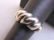 Womens Vintage Estate Sterling Silver Modernist Ring