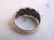 Womens Vintage Estate Sterling Silver Modernist Ring - 3
