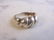 Womens Vintage Estate Sterling Silver Modernist Ring - 4