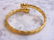 Womens Sterling Silver Gold Tone Italian Bracelet - 2