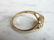 Womens Vintage 10K Gold w/ Rose Gold Grape Leaf Ring - 6