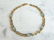 Vintage 14K Gold & Topaz Color Gemstone Link Bracelet
