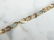 Vintage 14K Gold & Topaz Color Gemstone Link Bracelet - 3