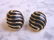 Womens Vintage 14k Yellow Gold Art Deco Earrings