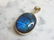 Womens Sterling Silver Labradorite Stone Pendant