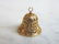 Womens Vintage 14k Gold Bell Pendant Charm Bracelet - 2