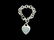 Womens Sterling Tiffany & Co Heart Charm Bracelet - 2