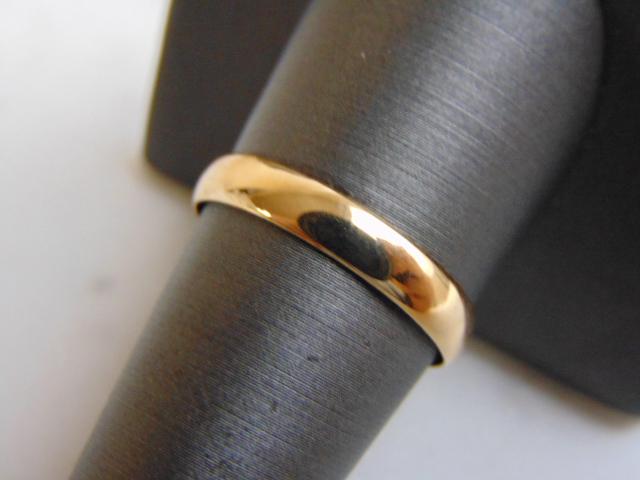 Mens Vintage Estate 14K Yellow Gold Wedding Band Ring (1 of 3)