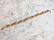 Womens Vintage 10K Gold Garnet or Ruby Tennis Bracelet - 3
