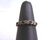 Womens Vintage 10k Gold Ring w/ Garnet & Diamonds