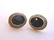 Vintage Sterling Silver Earrings With Large Stone