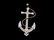 14k Rose Gold & Diamond Maritime Cross Anchor Pendant - 2