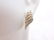 Pair of Vintage Estate Sterling Silver Stick Earrings