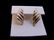 Pair of Vintage Estate Sterling Silver Stick Earrings - 2