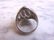 Womens Sterling Silver Modern Contemporary Ring - 3