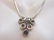 Womens Sterling Silver Necklace & Multi Stone Pendant - 2