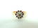 Women's Vintage Estate 10K Gold Diamond & Garnet Ring