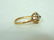 Women's Vintage Estate 10K Gold Diamond & Garnet Ring - 2