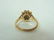 Women's Vintage Estate 10K Gold Diamond & Garnet Ring - 4