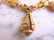 Womens Vintage Estate 22K Yellow Gold Charm Bracelet - 5