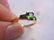 Womens Vintage 14K Gold Ring w/ Emerald Diopside Stones - 3