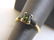 Womens Vintage 14K Gold Ring w/ Emerald Diopside Stones - 4